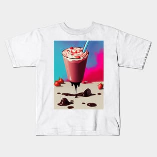 Strawberry milkshake Kids T-Shirt